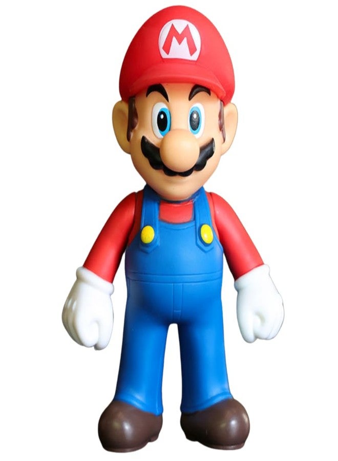 FUNFOB Mario Toys Action Figures Height -11CM Collectible Gifting PVC Multicolour | Mario Red - Image 1